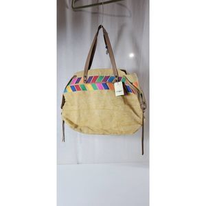 Lucky Brand Multicolor Chevron Shoulder Bag